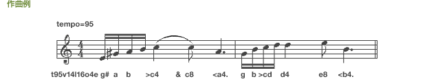 作曲例