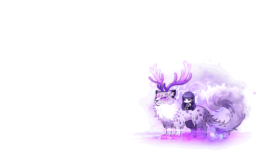 神秘的な護神ライディングのアニメーション画像