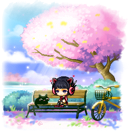 春と空と桜椅子