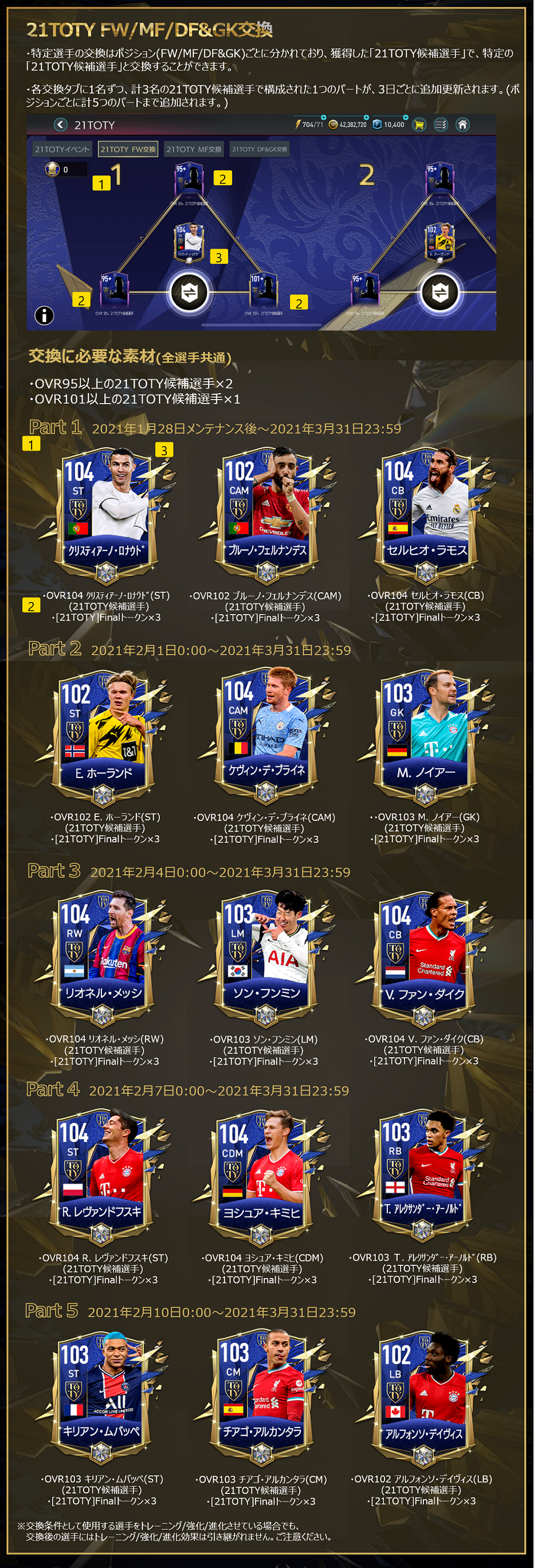 宅急便は割引特典対象！ FIFAモバイル TOTY21当選ユニ - crumiller.com